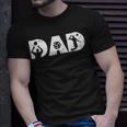 Vintage Volleyball Dad Volleyball Players Family Fathers Day Unisex T-Shirt Gifts for Him