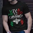 Viva Mexico Cabrones Independence Day Mexican Flag Mexico T-Shirt Gifts for Him