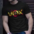 Vox Spain Viva Politica T-Shirt Gifts for Him