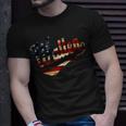 Wallen Last Name American Flag 4Th Of July Patriotic 3 Unisex T-Shirt Gifts for Him