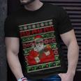 All I Want Is Guns Ugly Christmas Sweater Hunting Military T-Shirt Gifts for Him