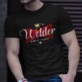 Welder King Of Trades In A Parody Funny Welding Grandpa Dad Unisex T-Shirt Gifts for Him