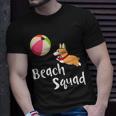 Welsh Corgi Dogs Beach Squad Summer Vacation Gift Outdoors Unisex T-Shirt Gifts for Him