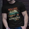 With A Body Like This Who Needs Hair Retro Bald Dad Gift For Women Unisex T-Shirt Gifts for Him