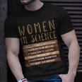 Women Belong In Science Design For Biology & Physics Teacher Unisex T-Shirt Gifts for Him