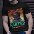Worlds Best Farter I Mean Father Best Dad Ever Cat & Dog Funny Gifts For Dad Unisex T-Shirt Gifts for Him