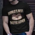 World's Best Oyster Farmer Shucking Buddy Seafood T-Shirt Gifts for Him