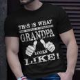 Worlds Greatest Grandpa Best Grandfather Ever Unisex T-Shirt Gifts for Him