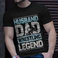 Wrestling Husband Dad Rings Legend Rings Men Gift For Women Unisex T-Shirt Gifts for Him