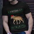 Xmas Hyena Ugly Christmas Sweater Party T-Shirt Gifts for Him