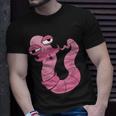 Youre Worm With A Mustache Funny Meme For Men Women Unisex T-Shirt Gifts for Him