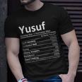 Yusuf Nutrition Funny Birthday Personalized Name Gift Idea Unisex T-Shirt Gifts for Him