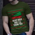 Bend Over And I'll Show You Christmas Couple Matching Family T-Shirt Gifts for Him