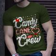 Christmas Candy Lover Xmas Candy Cane Crew T-Shirt Gifts for Him