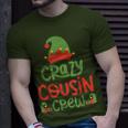 Crazy Cousin Crew Elf Christmas Party Family Matching Pajama T-Shirt Gifts for Him