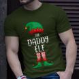 Daddy Elf Christmas Party Matching Family Group Pajama T-Shirt Gifts for Him