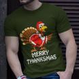Merry Thanksmas Happy Thanksgiving Merry Christmas T-Shirt Gifts for Him Merry Thanksmas Happy Thanksgiving Merry Christmas T-Shirt Gifts for Him