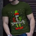 Go Elf Yourself Christmas Elf Matching Family Group Pajama T-Shirt Gifts for Him