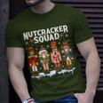 Nutcracker Squad Holiday Christmas Xmas Pajama T-Shirt Gifts for Him