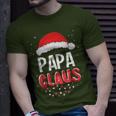 Papa Santa Claus Christmas Matching Costume T-Shirt Gifts for Him