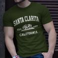 Santa Clarita California Ca Vintage State Athletic Style T-Shirt Gifts for Him