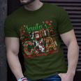 Santa's Favorite Cna Certified Nursing Assistant Christmas T-Shirt Gifts for Him