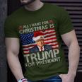 All I Want For Christmas Is A New President Trump 2024 Xmas T-Shirt Gifts for Him