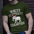 White Elephant Champion Party Christmas T-Shirt Gifts for Him
