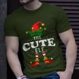 Xmas Cute Elf Family Matching Christmas Pajama T-Shirt Gifts for Him