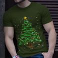 Xmas Patriotic 2Nd Amendment Gun Christmas Tree T-Shirt Gifts for Him
