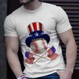 4Th Of July American Baseball Uncle Sam Hat Funny Unisex T-Shirt Gifts for Him