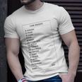 55 Burgers 55 Fries I Think You Should Leave Receipt Design Burgers Funny Gifts Unisex T-Shirt Gifts for Him