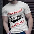 7 Year Old 7Th Baseball Softball Birthday Party Boys Girls T-shirt Gifts for Him
