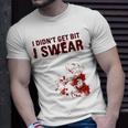 Bloody I Didn't Get Bit Zombie Bite Halloween T-Shirt Gifts for Him