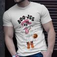 Boo-Jee Spooky Season Retro Ghost Western Halloween Boujee T-Shirt Gifts for Him