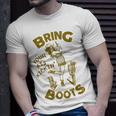 Bring Your Ass Kicking Boots Vintage Western Texas Cowgirl Unisex T-Shirt Gifts for Him