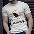Cancer Zodiac Apparel For Men Women Funny Zodiac Sign Gift Unisex T-Shirt Gifts for Him