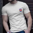 Costa Rica Soccer Fan Jersey Costa Rica Flag Football Lovers Unisex T-Shirt Gifts for Him