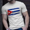 Cuban Flag Cuba Pride Cuba Travel Proud Cuban Cuba Flag T-Shirt Gifts for Him
