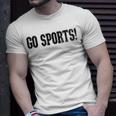 Go Sports Vintage Sports Clueless Sport Fan Go Sports T-Shirt Gifts for Him