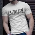 Im Just Here For The Banned Books Funny I Read Banned Books Unisex T-Shirt Gifts for Him