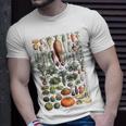 Kitchen Vegetable Identification Reference Chart Botanical T-Shirt Gifts for Him