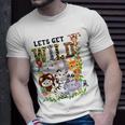 Lets Get Wild Zoo Animals Safari Party A Day At The Zoo Unisex T-Shirt Gifts for Him