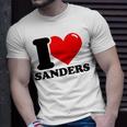 I Love Sanders T-Shirt Gifts for Him