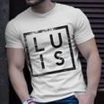 Luis Minimalism Unisex T-Shirt Gifts for Him