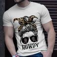 Messy Bun Hat Howdy Rodeo Western Country Southern Cowgirl Unisex T-Shirt Gifts for Him