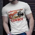 Punchy Cowboy Western Country Cattle Cowboy Cowgirl Rodeo Unisex T-Shirt Gifts for Him