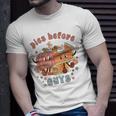 Retro Thanksgiving Pies Before Guys Vintage Pumpkin Pie T-Shirt Gifts for Him