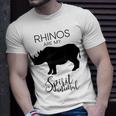 Rhino Rhinoceros Spirit Animal J000470 T-Shirt Gifts for Him