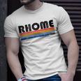 Rhome Tx Hometown Pride Retro 70S 80S Style T-Shirt Gifts for Him